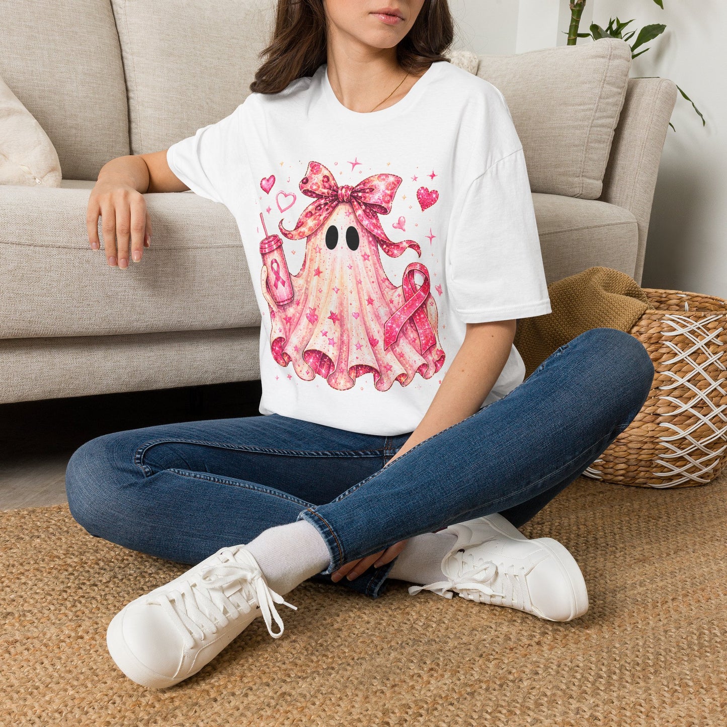 Pink Ghost Softstyle T-Shirt
