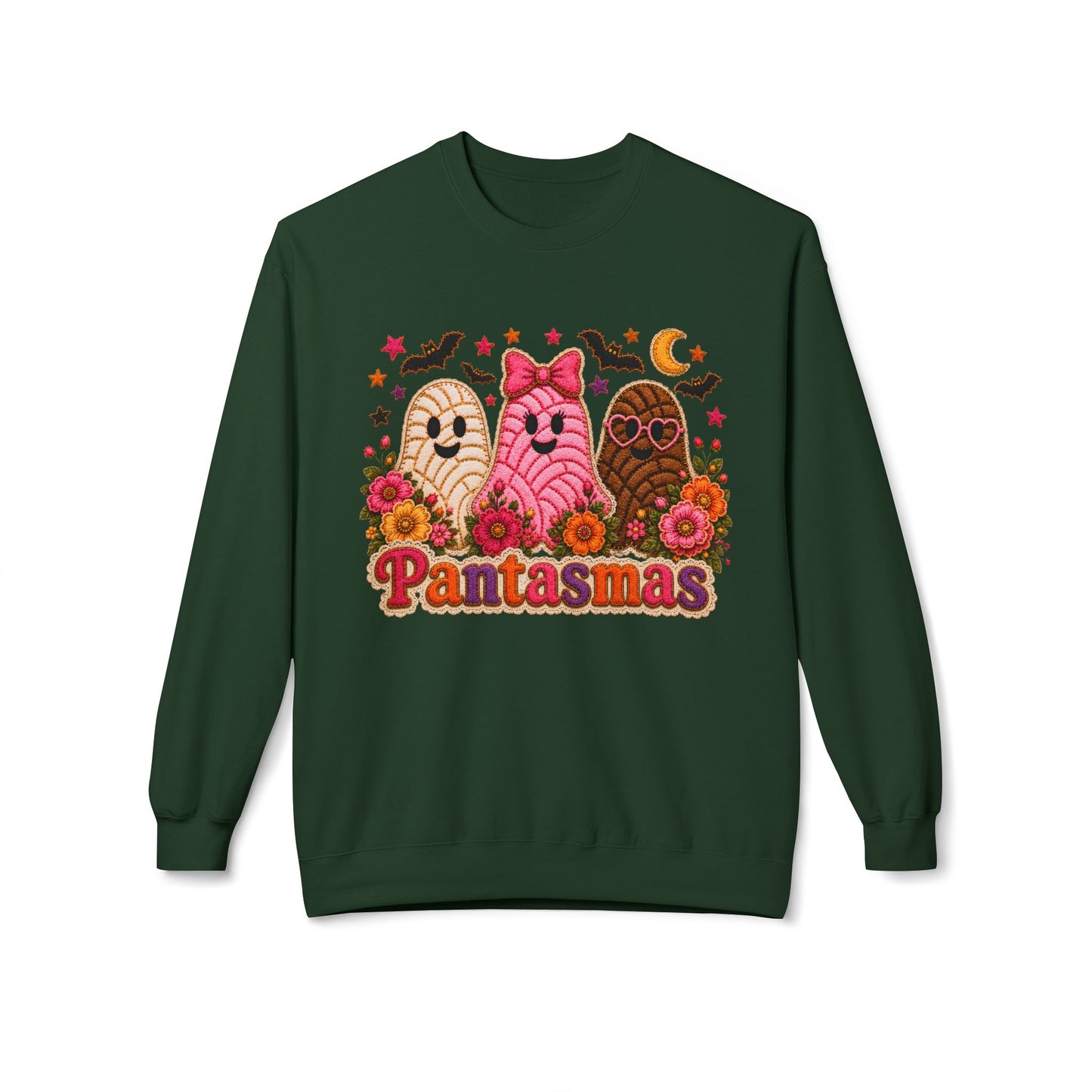 Halloween Conchas Midweight Softstyle Fleece Crewneck Sweatshirt