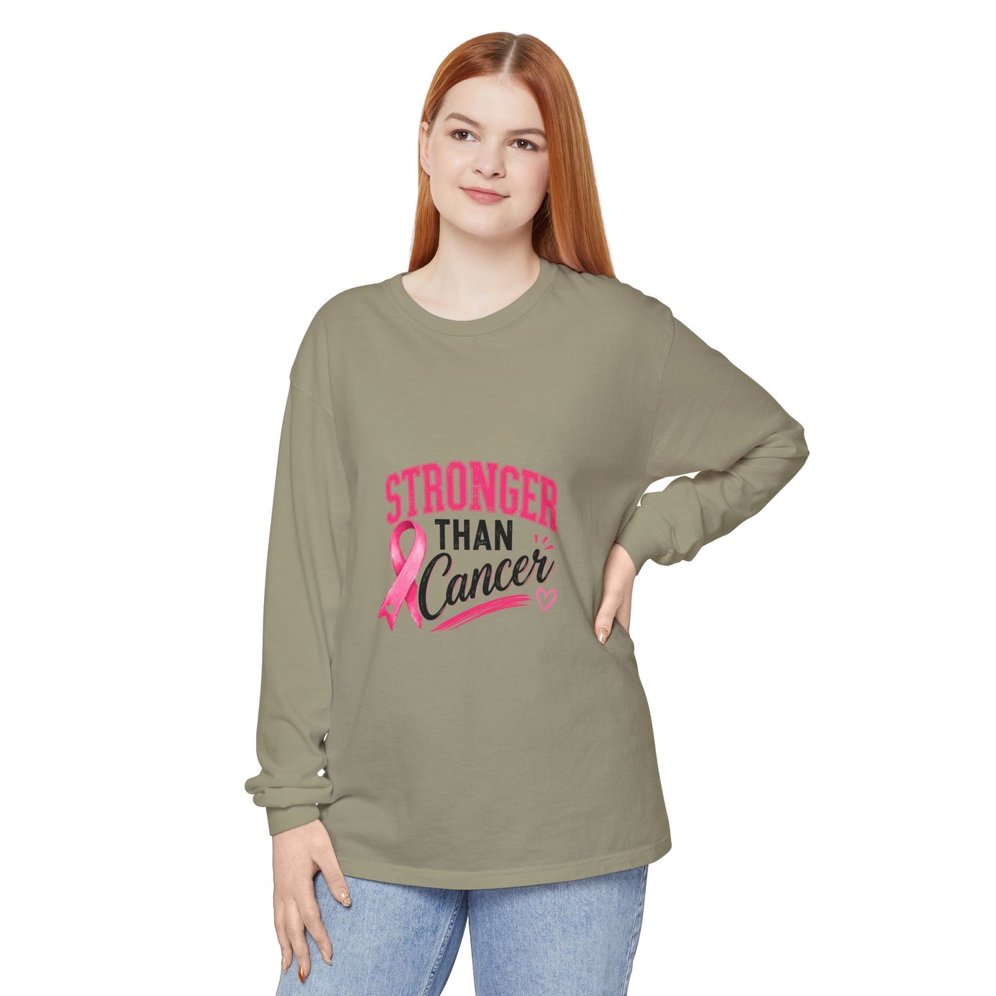 🎗️Stronger than Cancer Survivor Long Sleeve Shirt
