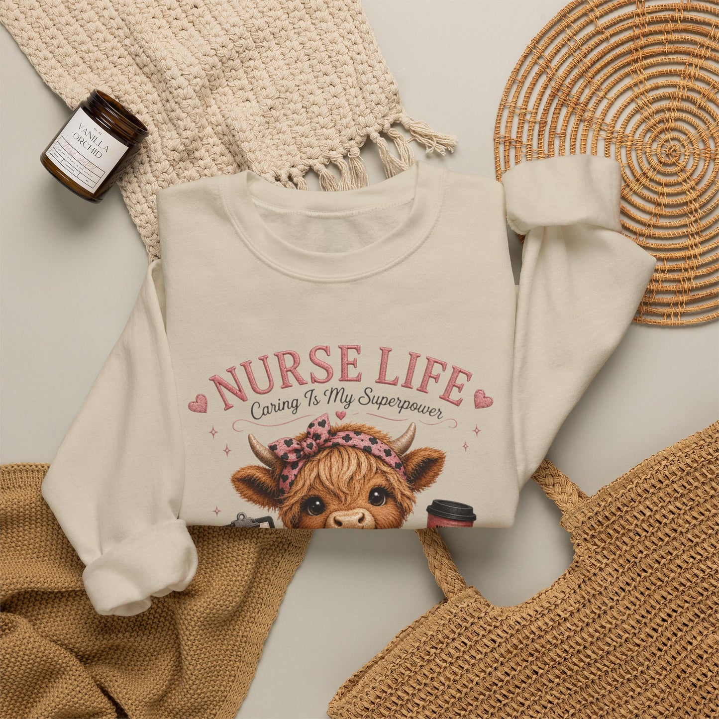 Nurse Life Crewneck Sweatshirt