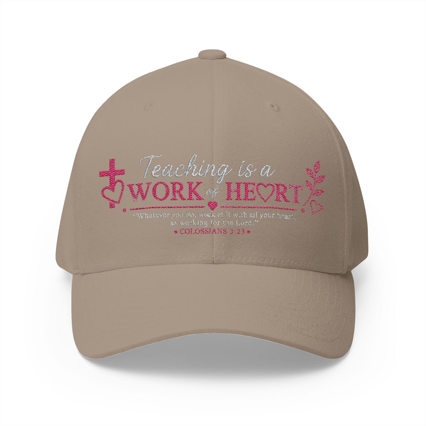 ✝️ Teaching Is a Work of Heart Christian Teacher Cap