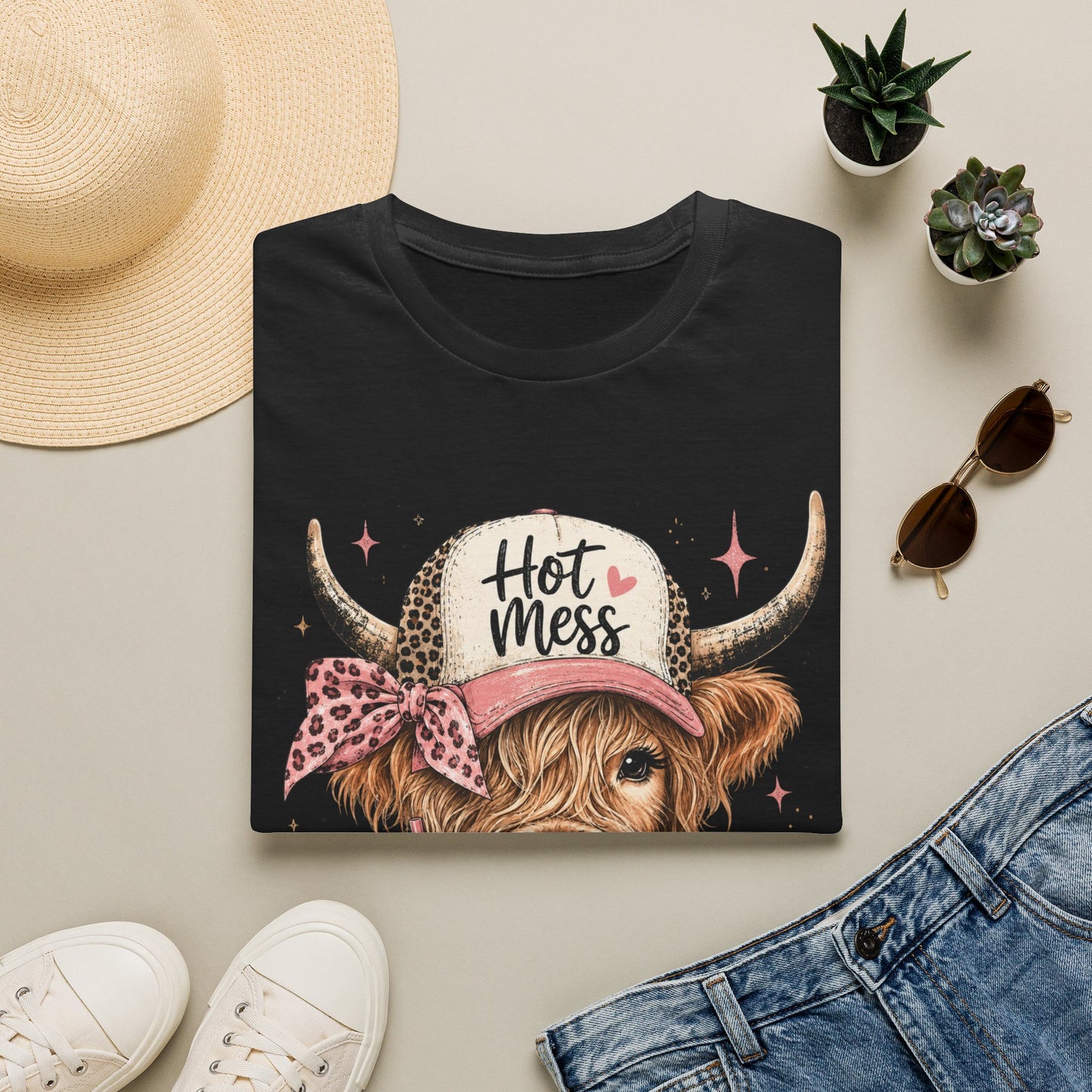 Hot Mess Cow Softstyle T-Shirt