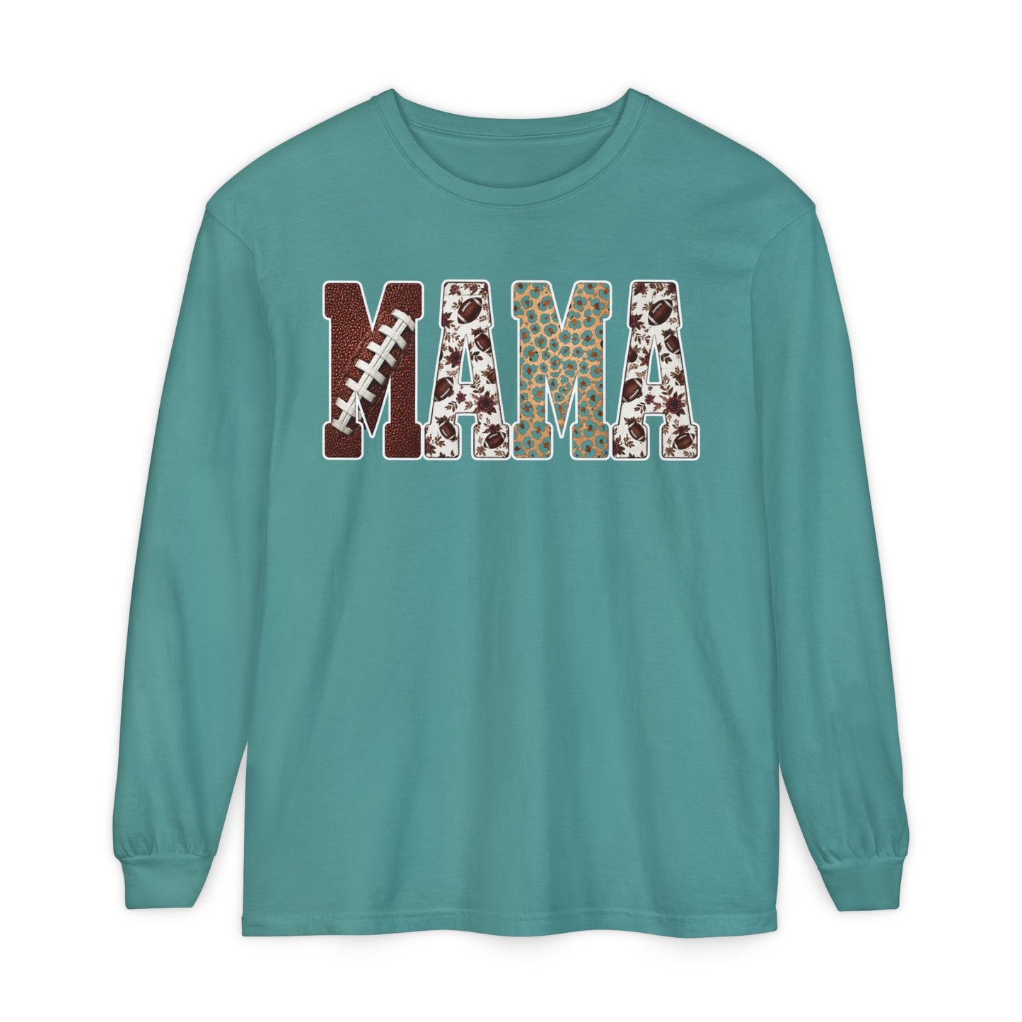 Mama Football Long Sleeve T-Shirt