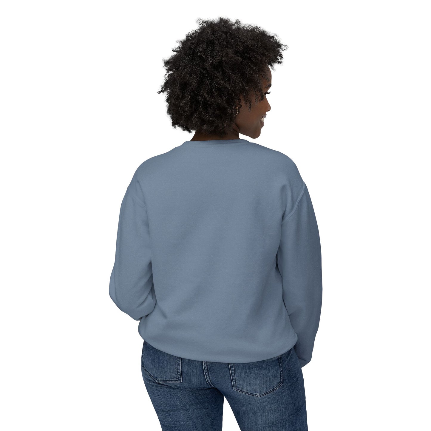 🎀 Pink Ribbon Women’s Lightweight Crewneck Sweatshirt