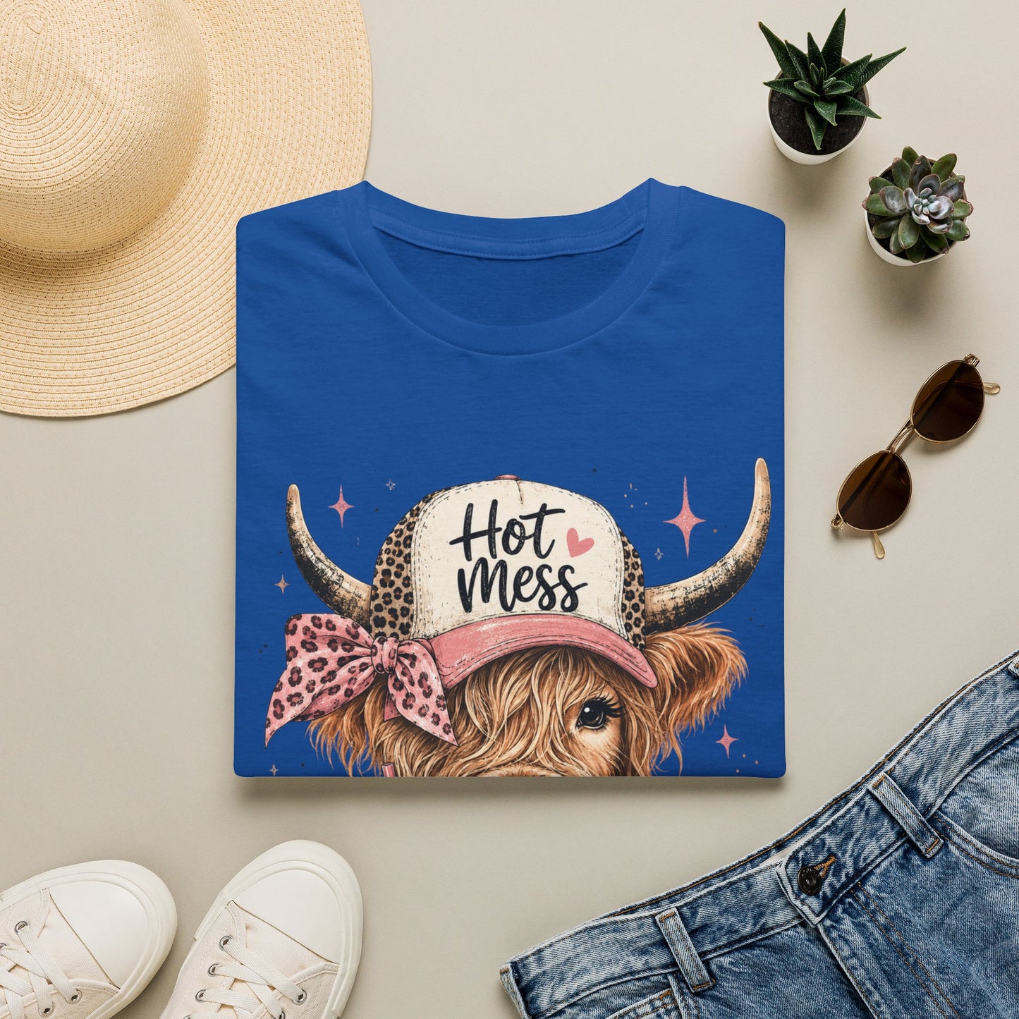 Hot Mess Cow Softstyle T-Shirt