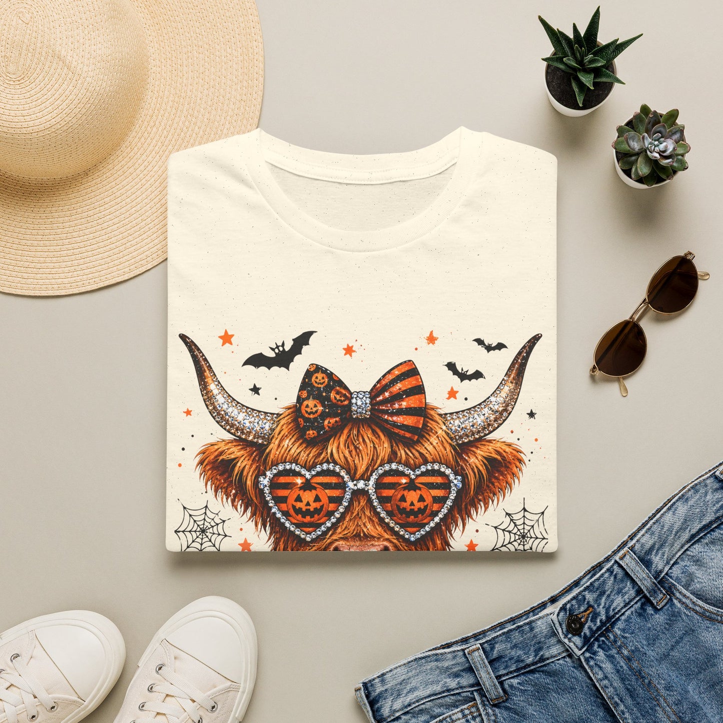 Halloween/Harvest Cow Softstyle T-Shirt
