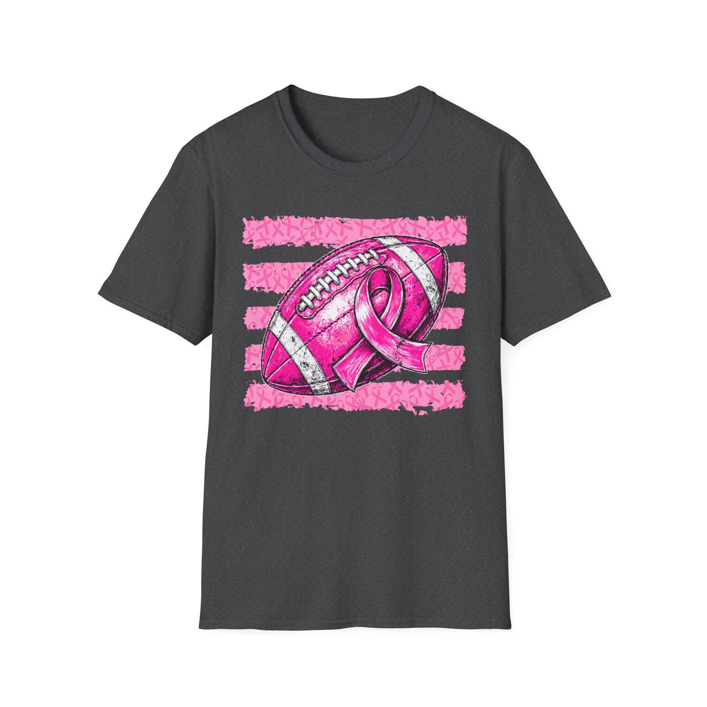 Pink Football Softstyle T-Shirt