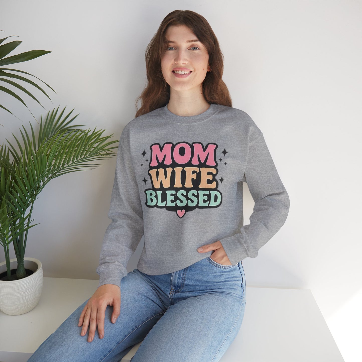 Unisex Heavy Blend™ Crewneck Mom Sweatshirt