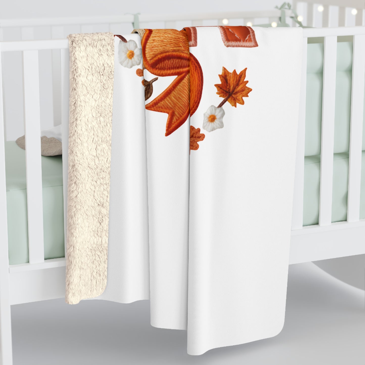Thankful Mama Sherpa Fleece Blanket