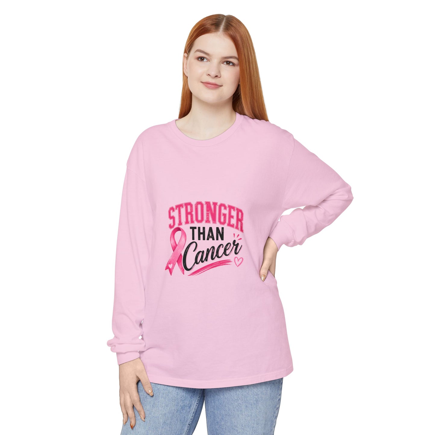 🎗️Stronger than Cancer Survivor Long Sleeve Shirt