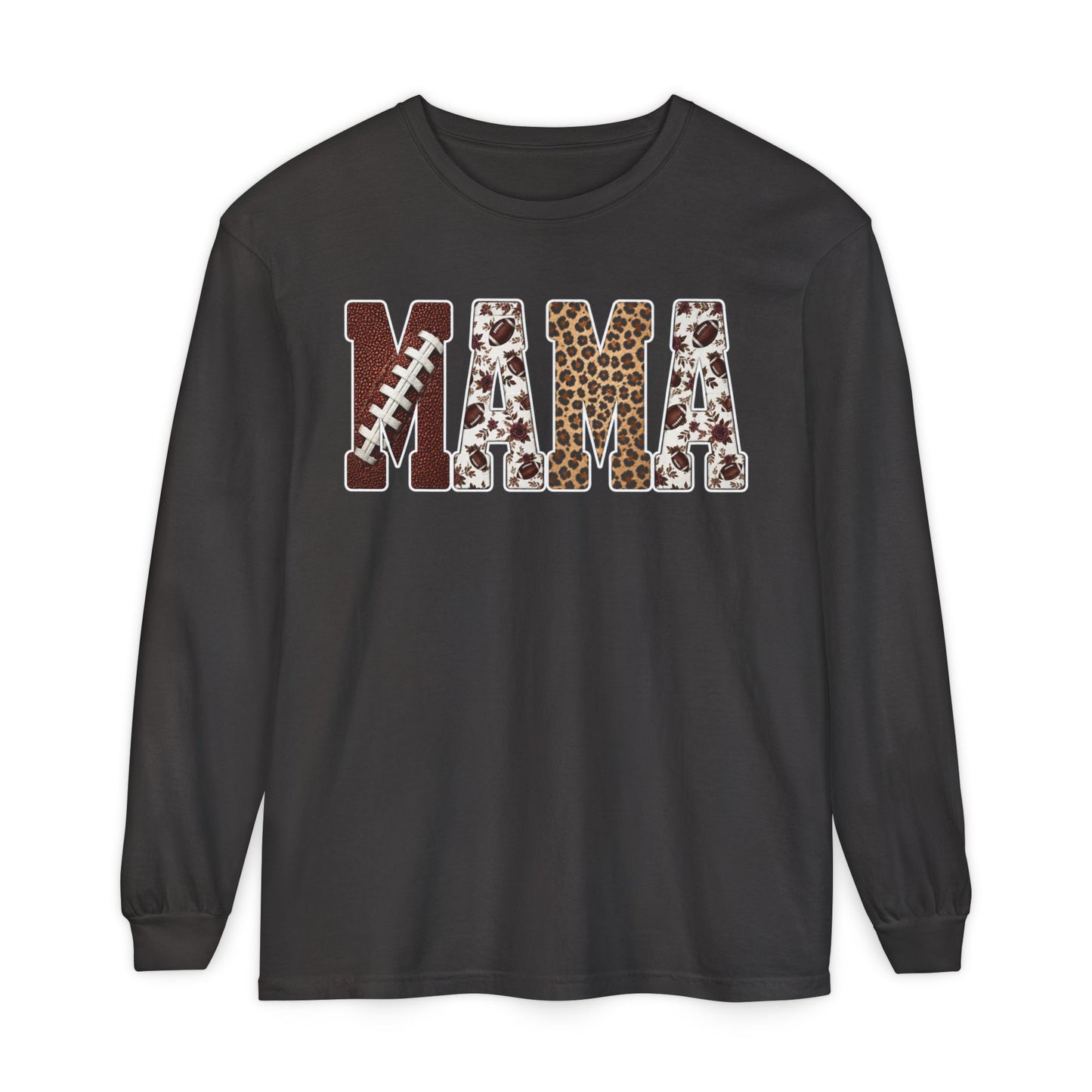 Mama Football Long Sleeve T-Shirt