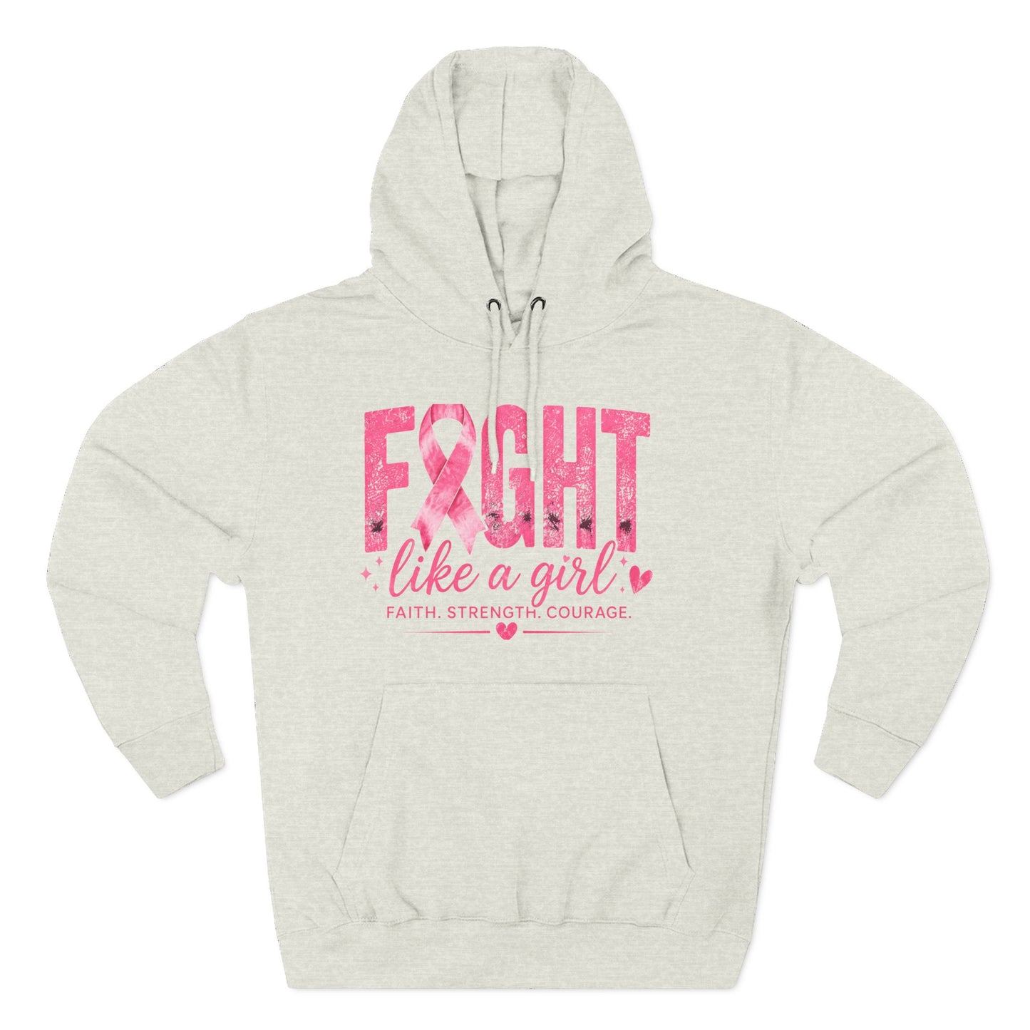 Three-Panel Fleece Hoodie