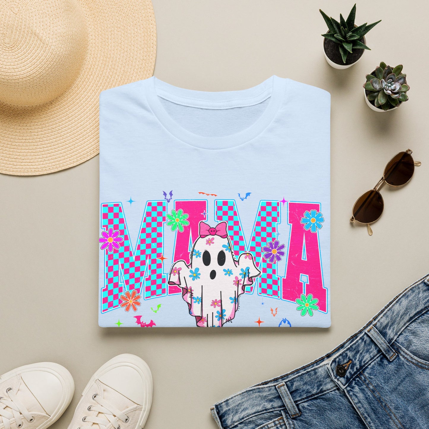 Mama Ghost Softstyle T-Shirt