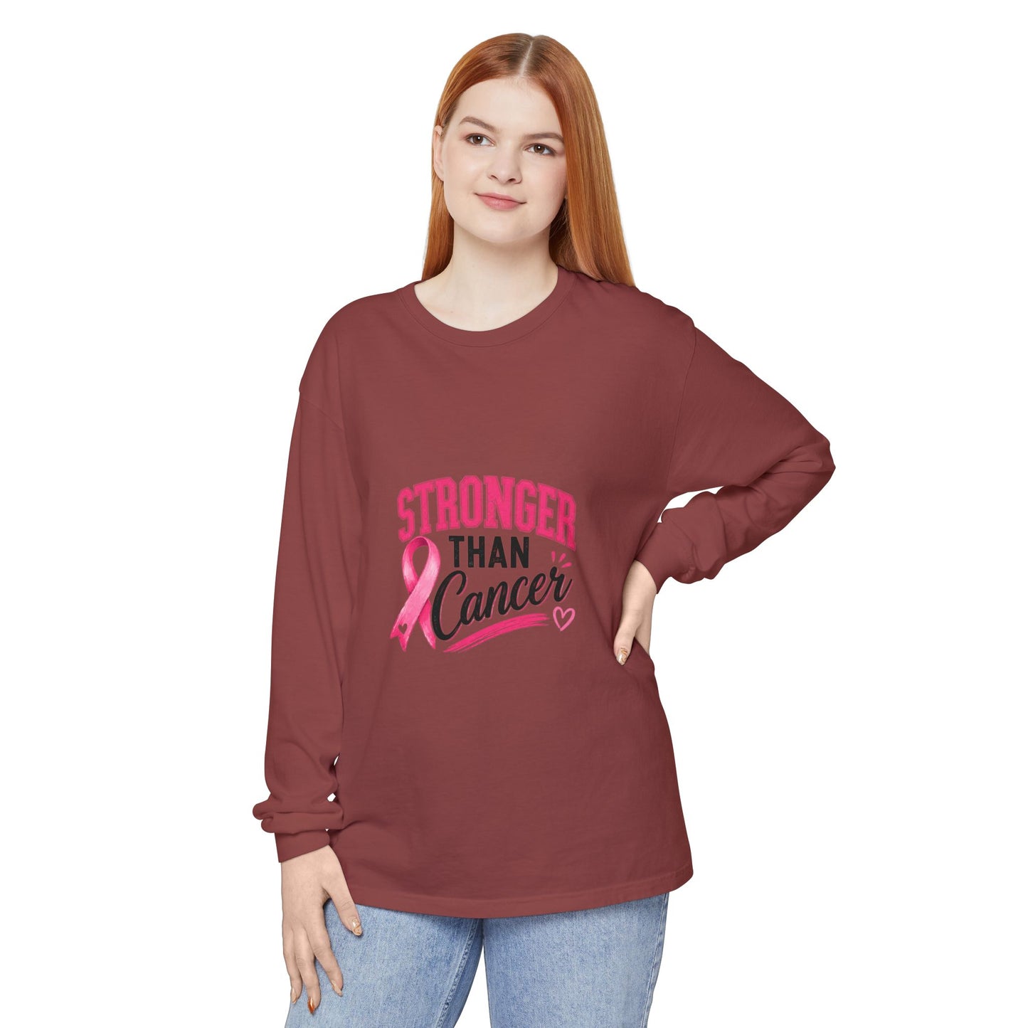 🎗️Stronger than Cancer Survivor Long Sleeve Shirt