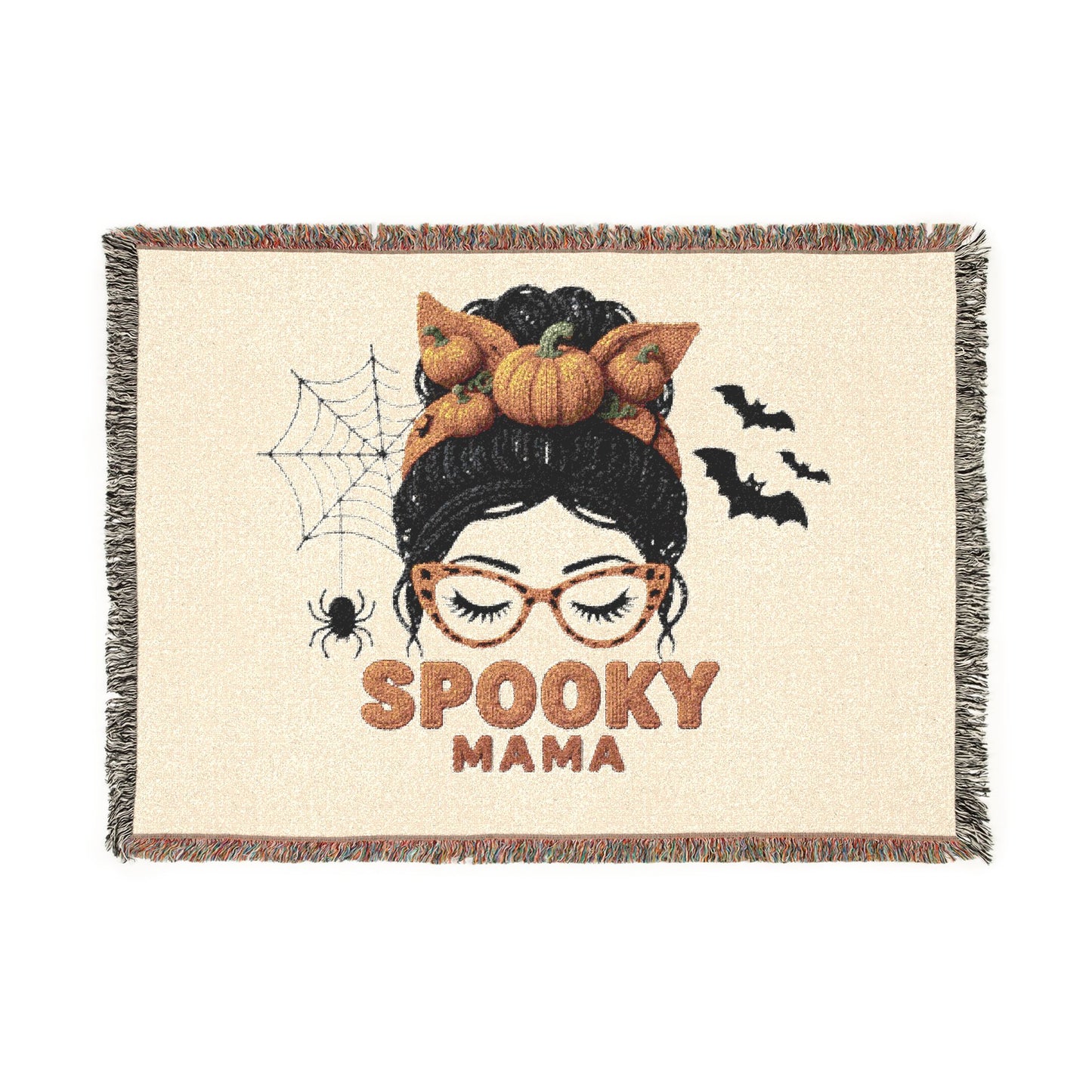 Spooky Mama Woven Blanket