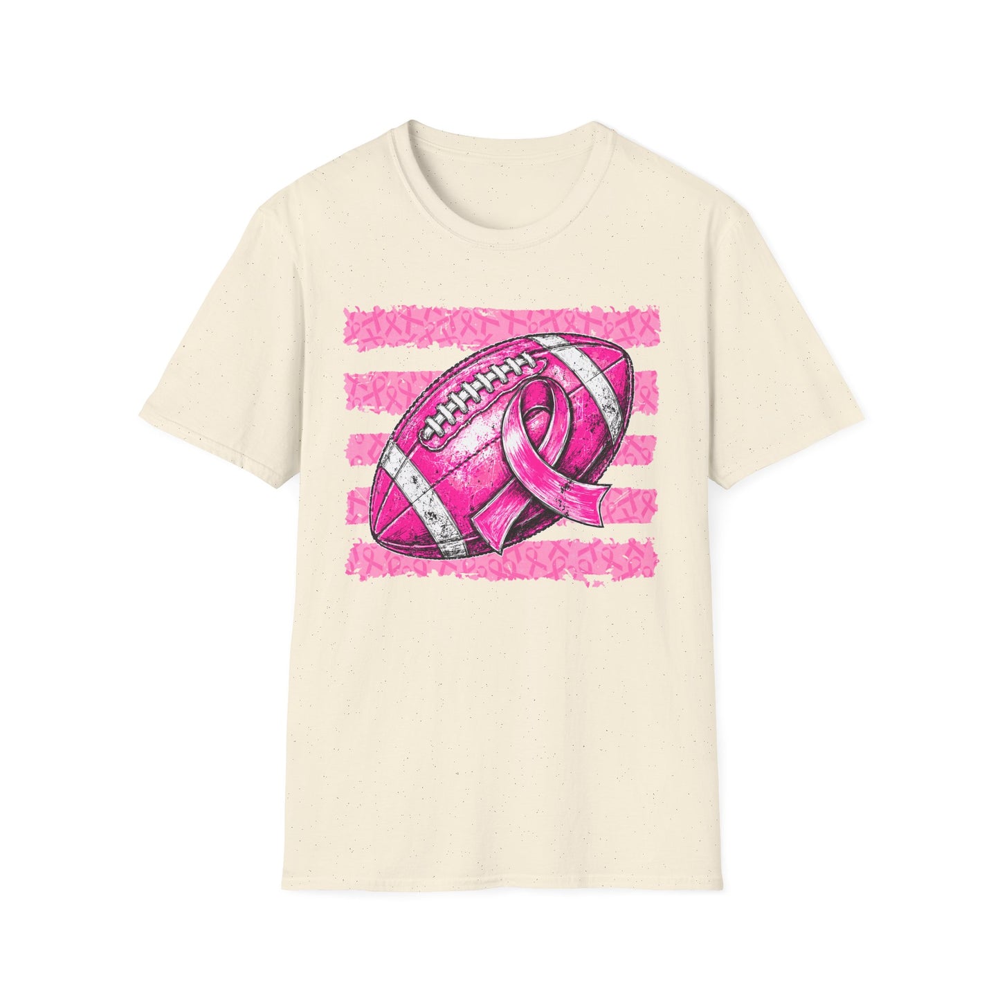 Pink Football Softstyle T-Shirt