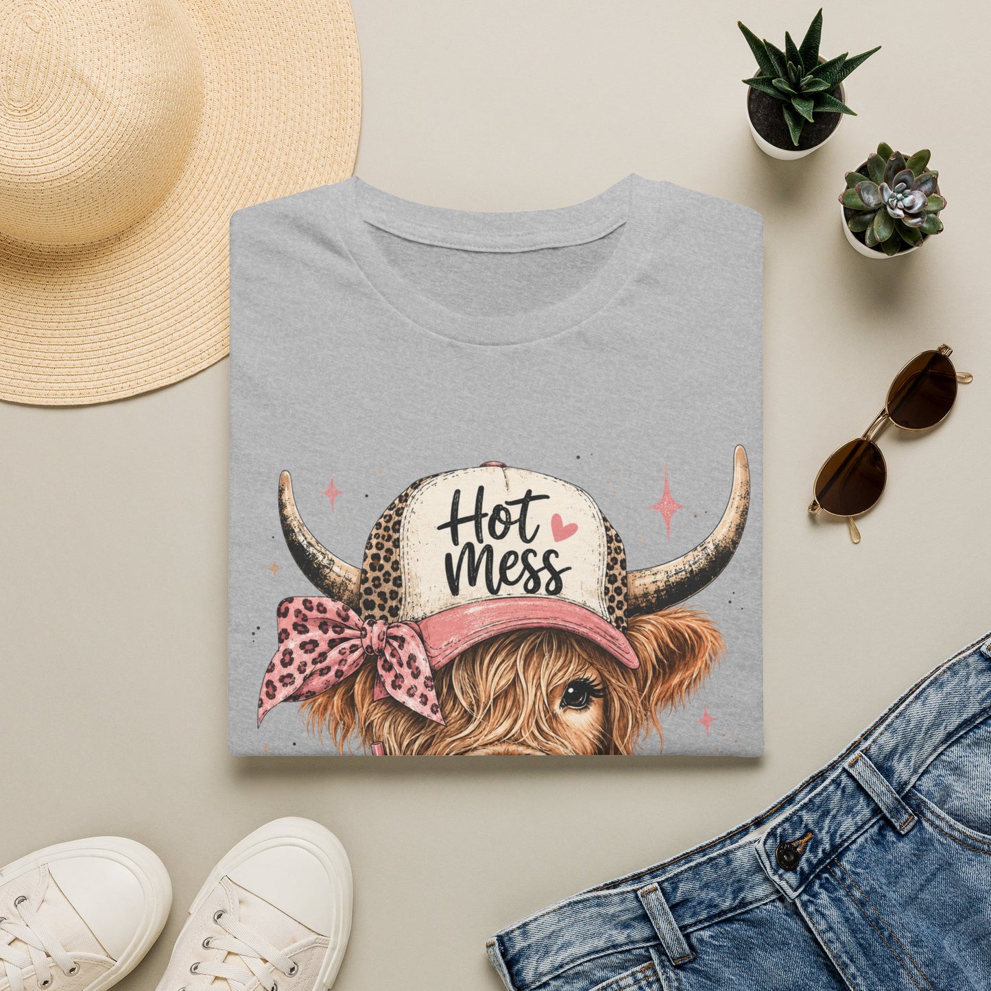 Hot Mess Cow Softstyle T-Shirt