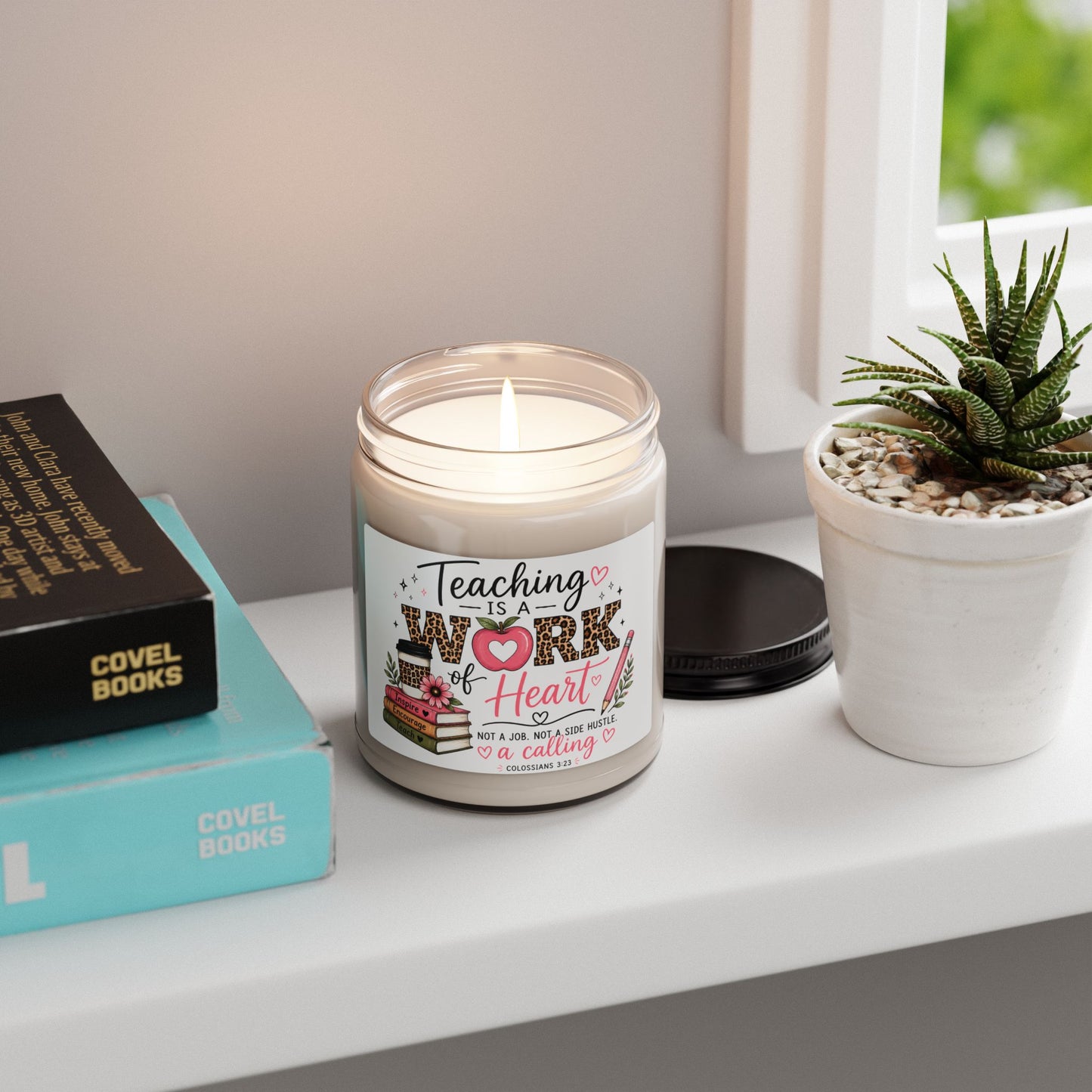 🕯️ Teaching Is a Work of Heart Soy Candle