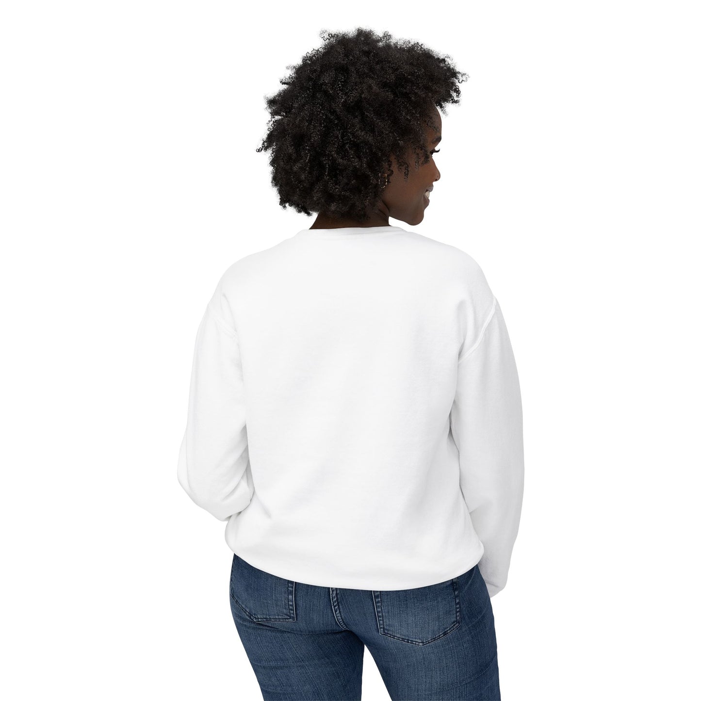 🎀 Pink Ribbon Women’s Lightweight Crewneck Sweatshirt