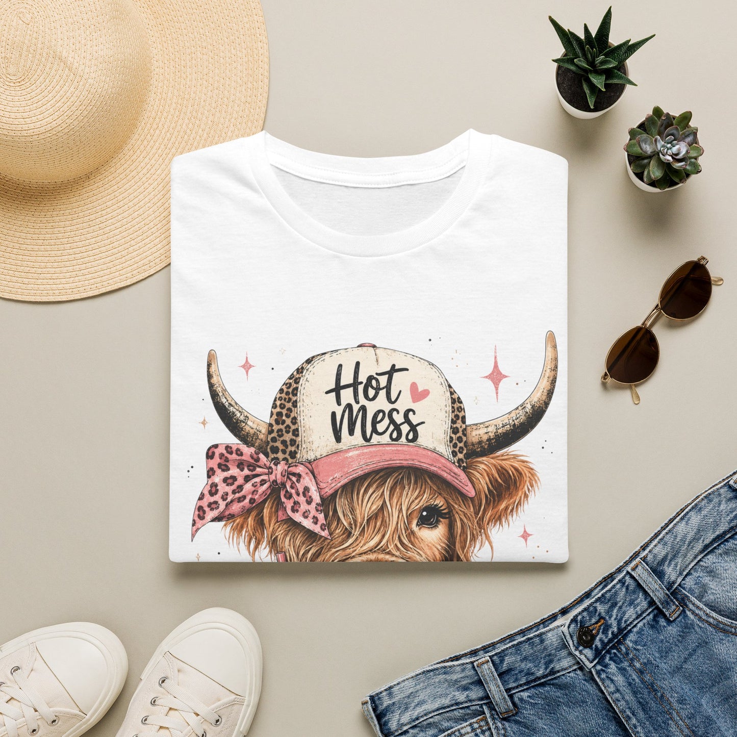 Hot Mess Cow Softstyle T-Shirt