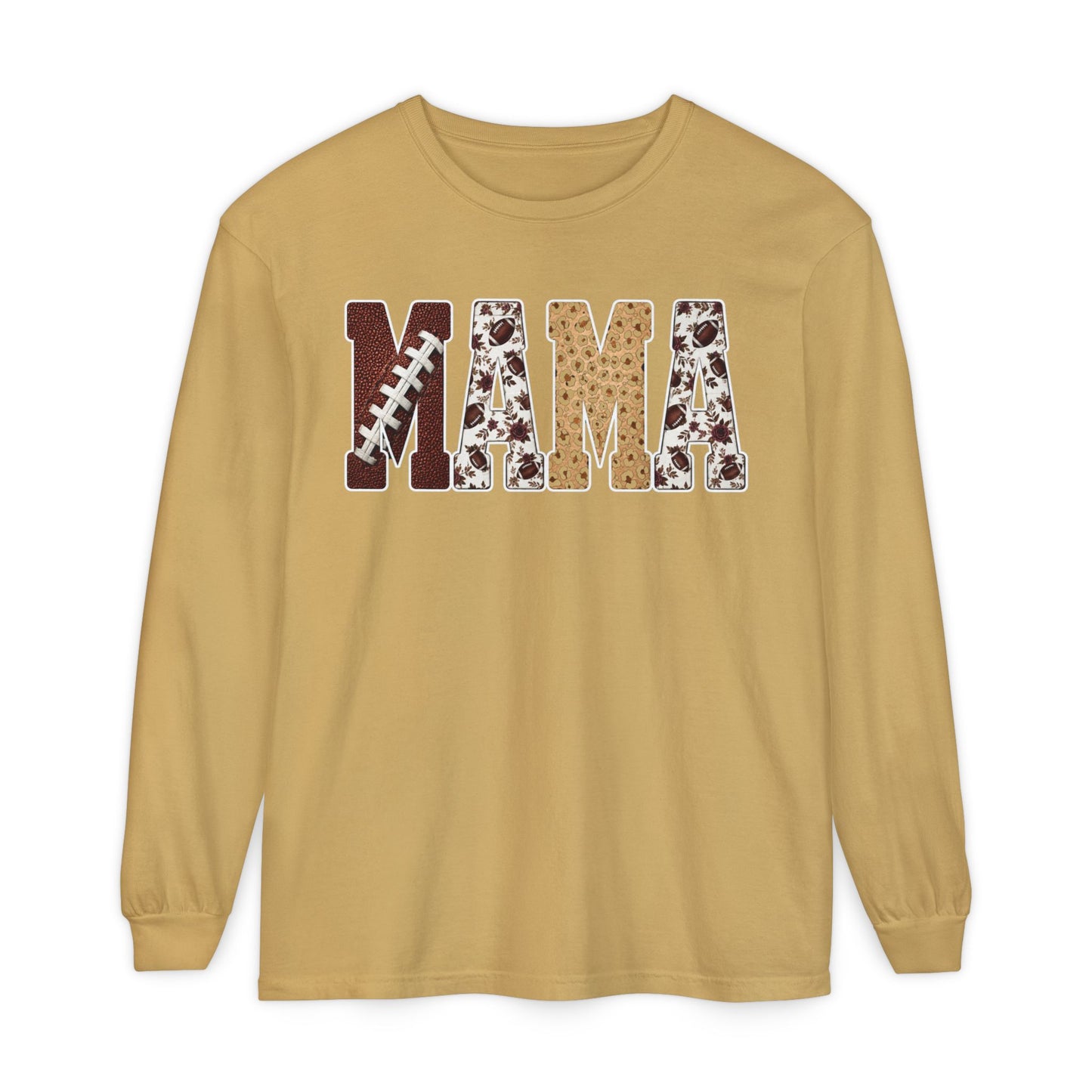 Mama Football Long Sleeve T-Shirt